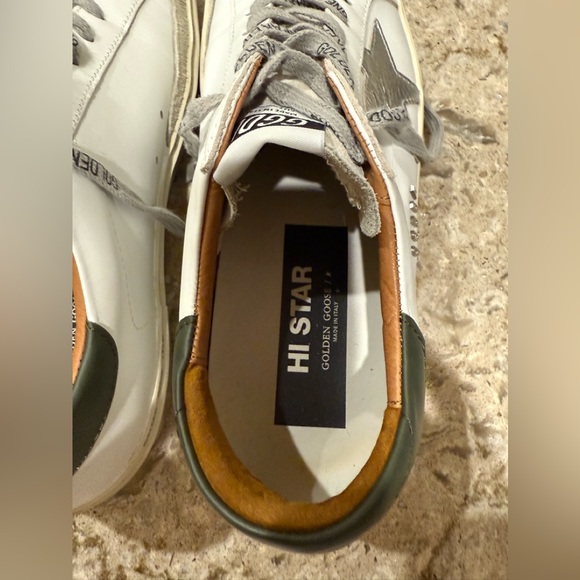 Golden Goose Men Hi Star Sneakers - Picture 9 of 13
